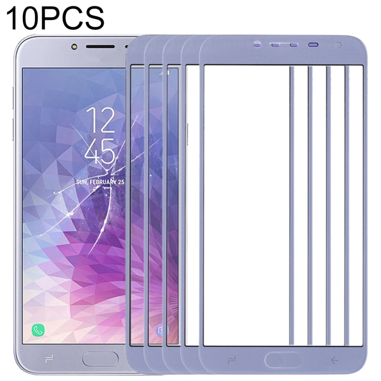 Per Samsung Galaxy J4 (2018) Lente in vetro esterna per schermo anteriore da 10 pezzi, For Samsung Galaxy J4 (2018), For Samsung Galaxy J4 2018 (10pcs)