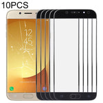 Per Samsung Galaxy J7 (2017) / J730 Lente in vetro esterna per schermo anteriore da 10 pezzi, For Samsung Galaxy J7 (2017)