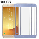 Per Samsung Galaxy J7 (2017) / J730 Lente in vetro esterna per schermo anteriore da 10 pezzi, For Samsung Galaxy J7 (2017)