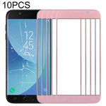 Per Samsung Galaxy J5 (2017) / J530 Lente in vetro esterna per schermo anteriore da 10 pezzi, For Samsung Galaxy J5 (2017)