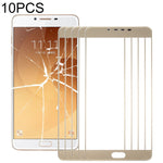 Per Samsung Galaxy C9 Pro / C900 10 pezzi Lente in vetro esterna per schermo anteriore, For Samsung Galaxy C9 Pro