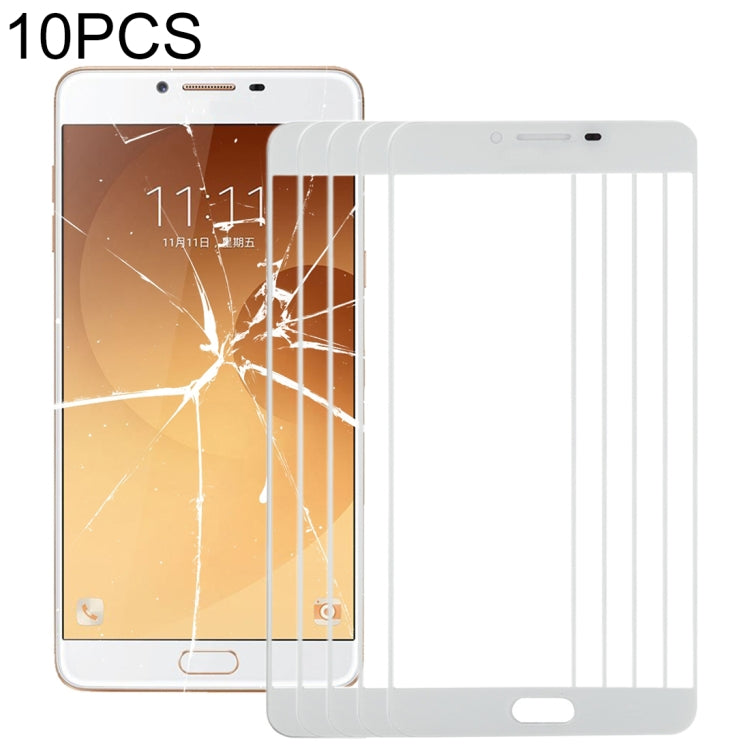 For Samsung Galaxy C9 Pro / C900 10pcs Front Screen Outer Glass Lens, For Samsung Galaxy C9 Pro