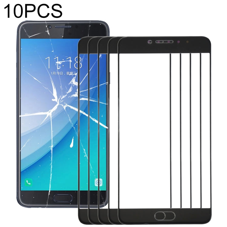 For Samsung Galaxy C7 Pro / C701 10pcs Front Screen Outer Glass Lens, For Samsung Galaxy C7 Pro