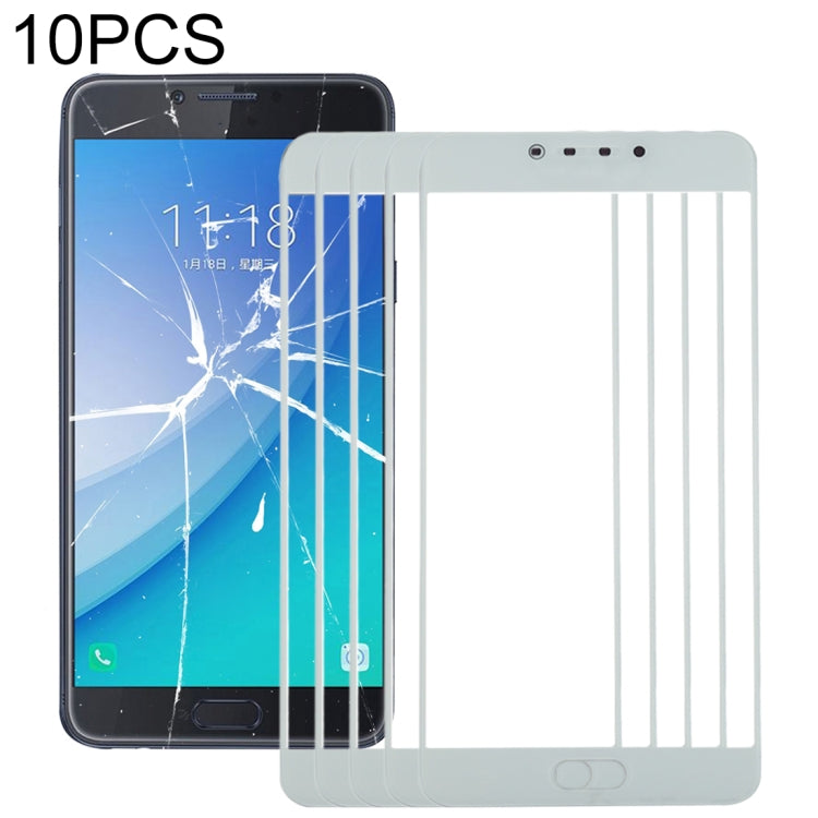 For Samsung Galaxy C7 Pro / C701 10pcs Front Screen Outer Glass Lens, For Samsung Galaxy C7 Pro