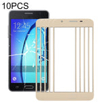 Per Samsung Galaxy On5 / G550 Lente in vetro esterna per schermo anteriore da 10 pezzi, For Samsung Galaxy On5