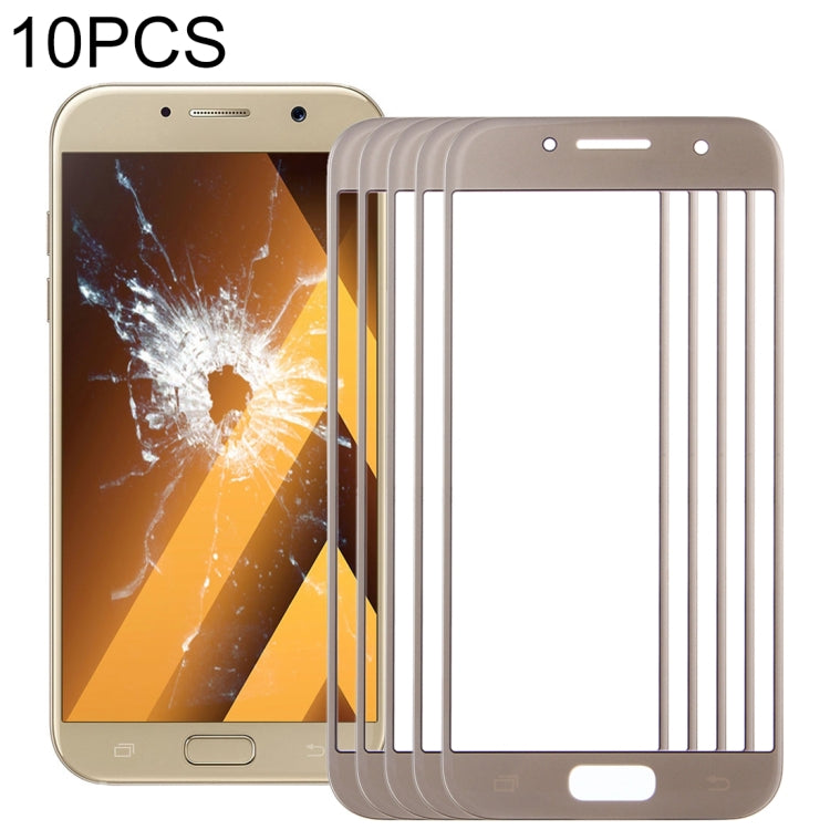 For Samsung Galaxy A7 (2017) / A720 10pcs Front Screen Outer Glass Lens, For Samsung Galaxy A7 (2017)