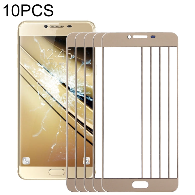 For Samsung Galaxy C5 10pcs Front Screen Outer Glass Lens, For Samsung Galaxy C5