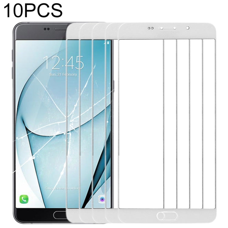 For Samsung Galaxy A9 (2016) / A900 10pcs Front Screen Outer Glass Lens, For Samsung Galaxy A9 (2016)