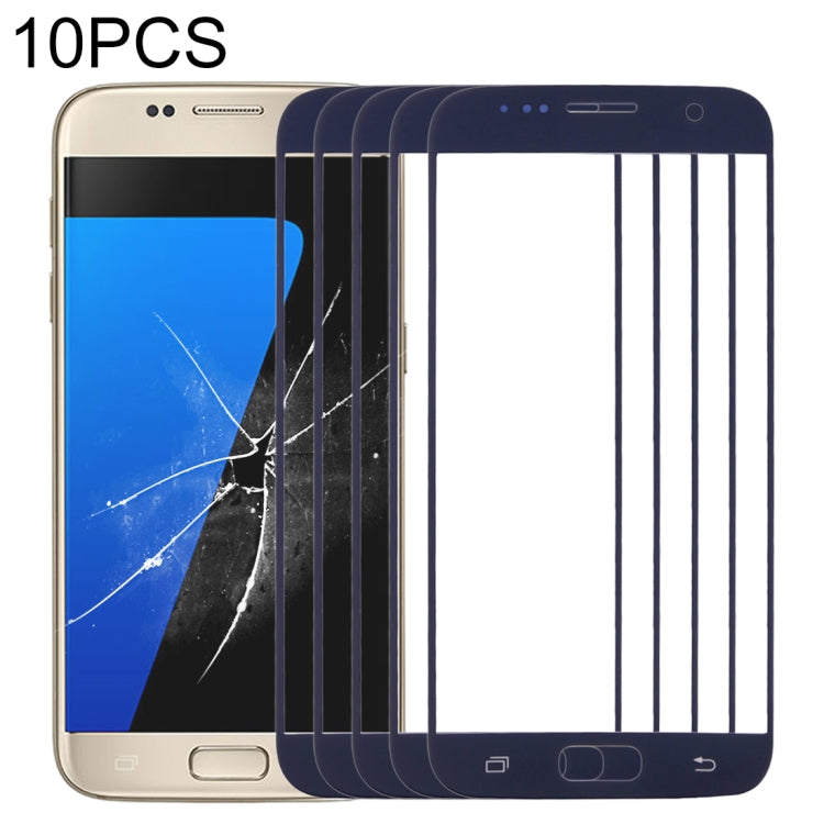 For Samsung Galaxy S7 / G930 10pcs Front Screen Outer Glass Lens, For Samsung Galaxy S7(10pcs), For Samsung Galaxy S7