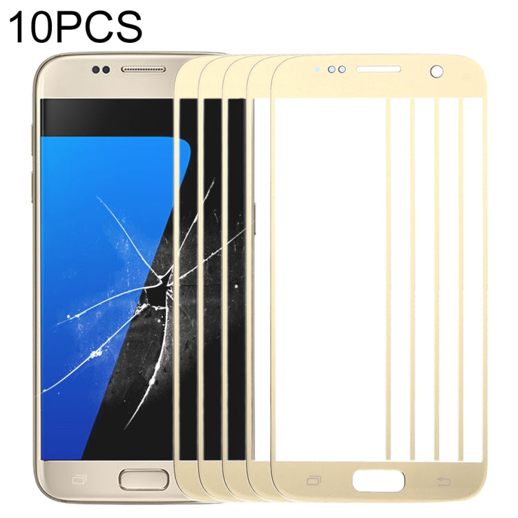 For Samsung Galaxy S7 / G930 10pcs Front Screen Outer Glass Lens, For Samsung Galaxy S7(10pcs), For Samsung Galaxy S7