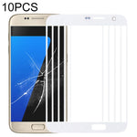 Per Samsung Galaxy S7 / G930 10 pezzi Lente in vetro esterna per schermo anteriore, For Samsung Galaxy S7(10pcs), For Samsung Galaxy S7