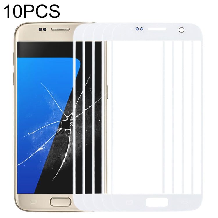 For Samsung Galaxy S7 / G930 10pcs Front Screen Outer Glass Lens, For Samsung Galaxy S7(10pcs), For Samsung Galaxy S7