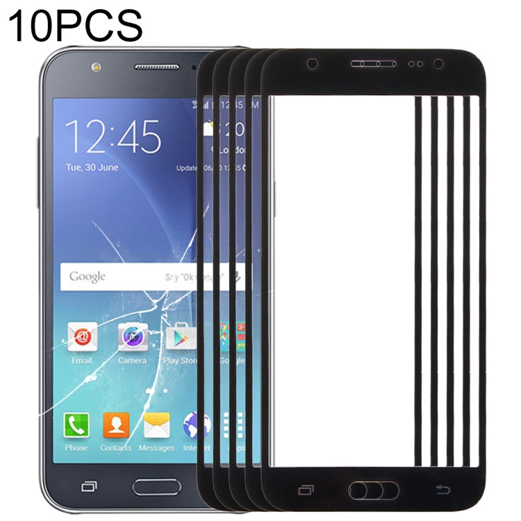 For Samsung Galaxy J7 / J700 10pcs Front Screen Outer Glass Lens, For Samsung Galaxy J7