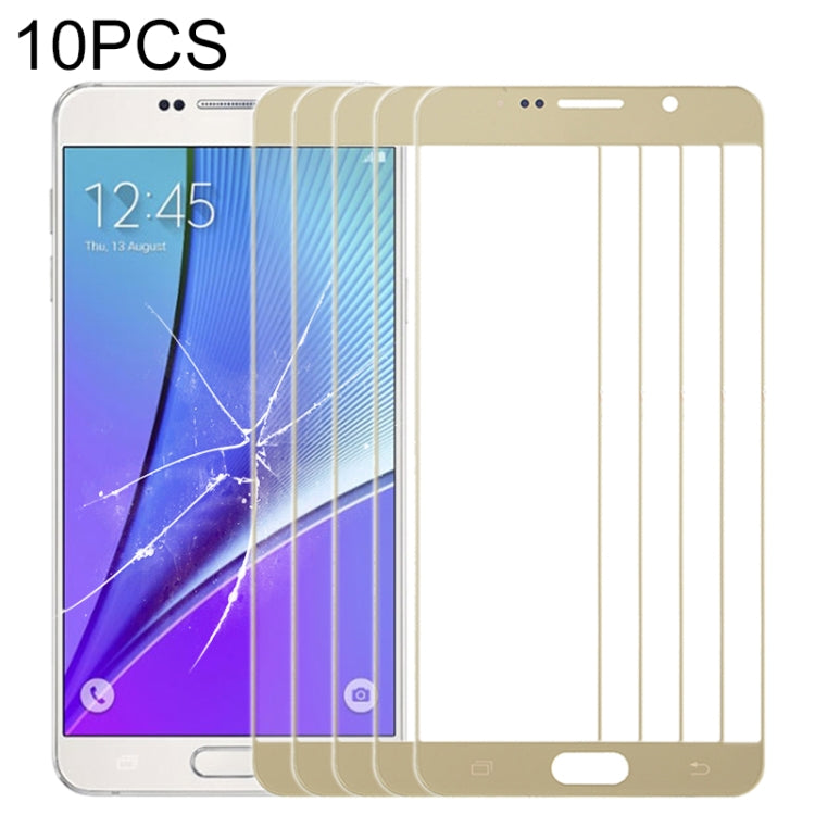 For Samsung Galaxy Note 5 10pcs Front Screen Outer Glass Lens, For Samsung Galaxy Note 5