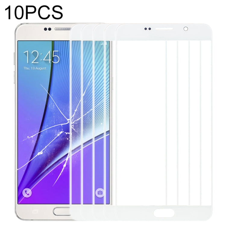 For Samsung Galaxy Note 5 10pcs Front Screen Outer Glass Lens, For Samsung Galaxy Note 5