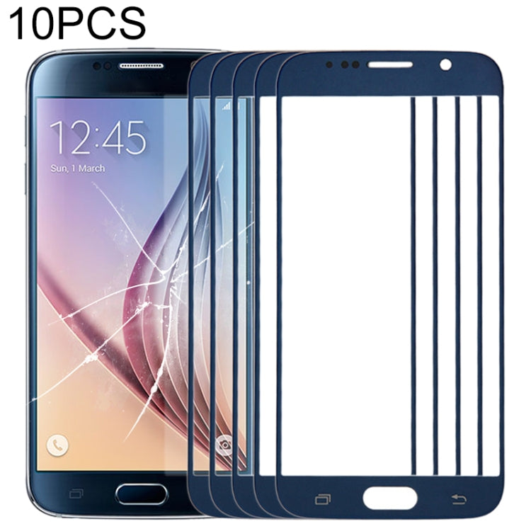 For Samsung Galaxy S6 / G920F 10pcs Front Screen Outer Glass Lens, For Samsung Galaxy S6