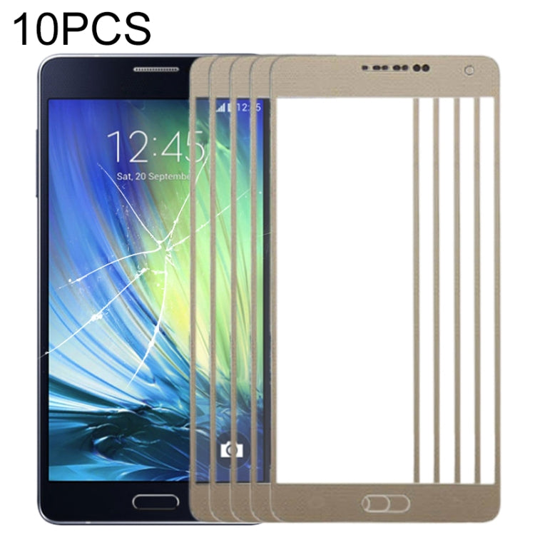 For Samsung Galaxy A7 (2015) 10pcs Front Screen Outer Glass Lens, For Samsung Galaxy A7 (2015)