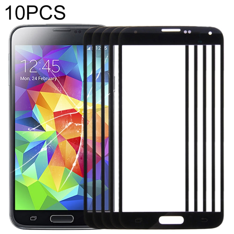 For Samsung Galaxy S5 / G900 10pcs Front Screen Outer Glass Lens, For Samsung Galaxy S5