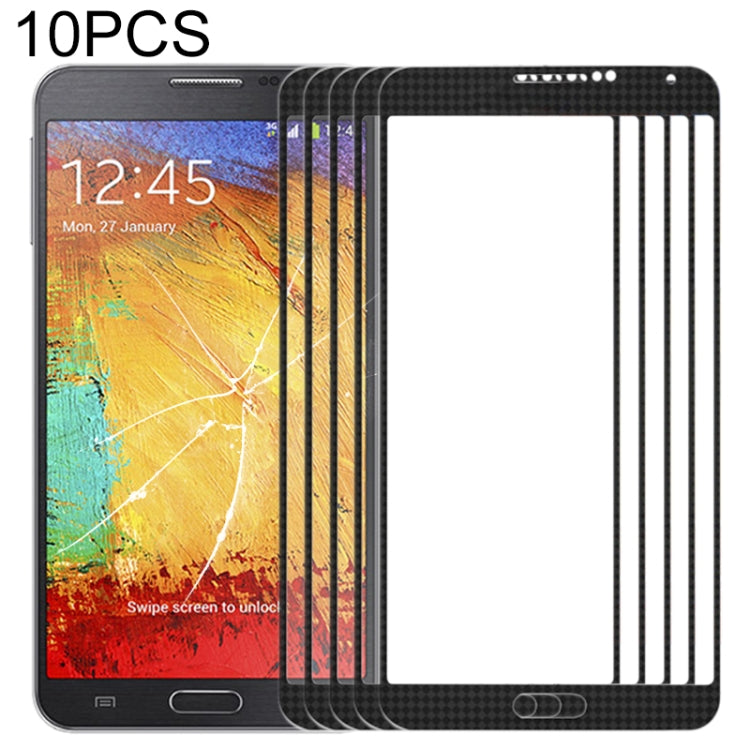 For Samsung Galaxy Note III / N9000 10pcs Front Screen Outer Glass Lens, For Samsung Galaxy Note III