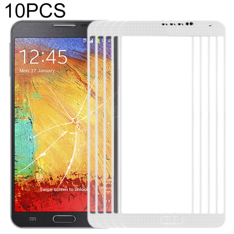 For Samsung Galaxy Note III / N9000 10pcs Front Screen Outer Glass Lens, For Samsung Galaxy Note III