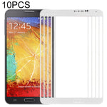 Per Samsung Galaxy Note III / N9000 10 pezzi Lente in vetro esterna per schermo anteriore, For Samsung Galaxy Note III