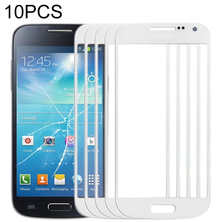 For Samsung Galaxy S IV mini / i9190 10pcs Front Screen Outer Glass Lens, For Samsung Galaxy S IV mini