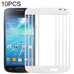Per Samsung Galaxy S IV mini / i9190 Lente in vetro esterna per schermo anteriore da 10 pezzi, For Samsung Galaxy S IV mini