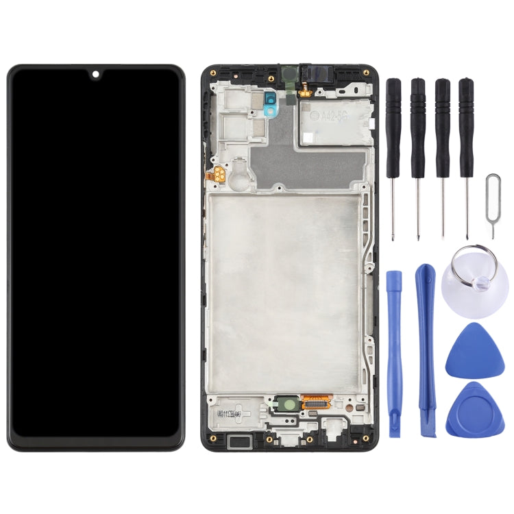 Original LCD Screen and Digitizer Full Assembly with Frame for Samsung Galaxy A42 5G SM-A426, For Samsung Galaxy A42 5G (Original)