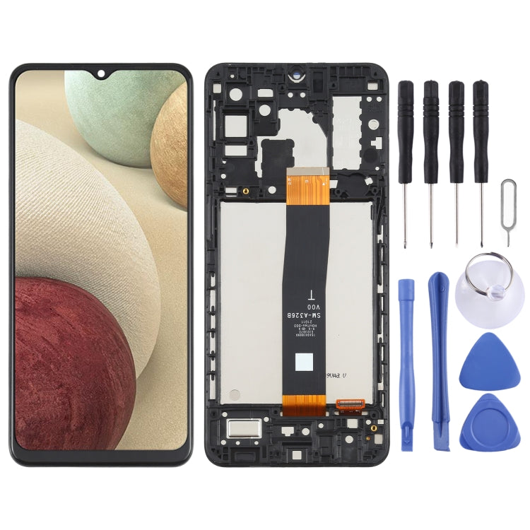 Original LCD Screen and Digitizer Full Assembly with Frame for Samsung Galaxy A32 5G SM-A326B, For Samsung Galaxy A32 5G (Original)