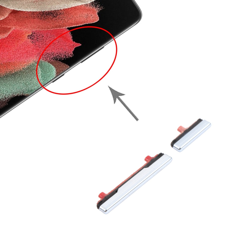 Per Samsung Galaxy S21 Ultra 5G Pulsante di accensione e pulsante di controllo del volume, For Samsung Galaxy S21 Ultra 5G