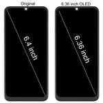 Schermo LCD in materiale OLED e digitalizzatore assemblaggio completo con cornice per Samsung Galaxy M21 SM-M215, For Samsung Galaxy M21 (6.36 inch OLED)