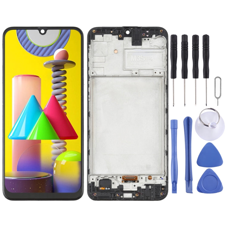 OLED Material LCD Screen and Digitizer Full Assembly with Frame for Samsung Galaxy M31 / Galaxy M31 Prime SM-M315, For Samsung Galaxy M31 (6.36 inch OLED)