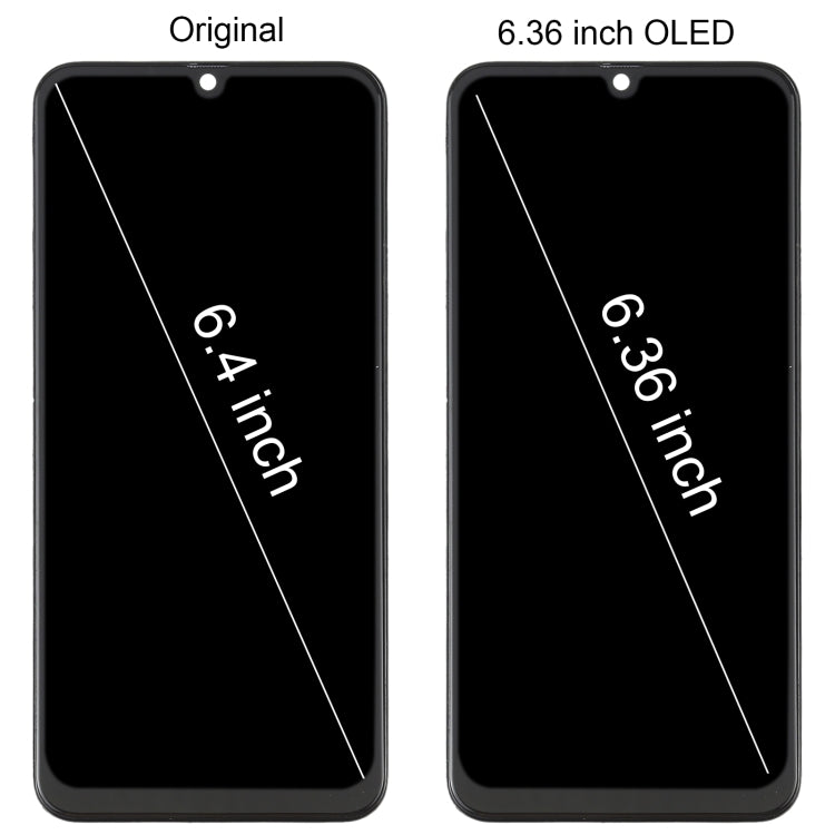 OLED Material LCD Screen and Digitizer Full Assembly with Frame for Samsung Galaxy M31 / Galaxy M31 Prime SM-M315, For Samsung Galaxy M31 (6.36 inch OLED)