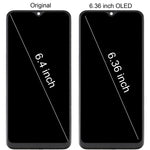 Schermo LCD in materiale OLED e digitalizzatore assemblaggio completo con cornice per Samsung Galaxy A30S SM-A307, For Samsung Galaxy A30S (6.36 inch OLED)
