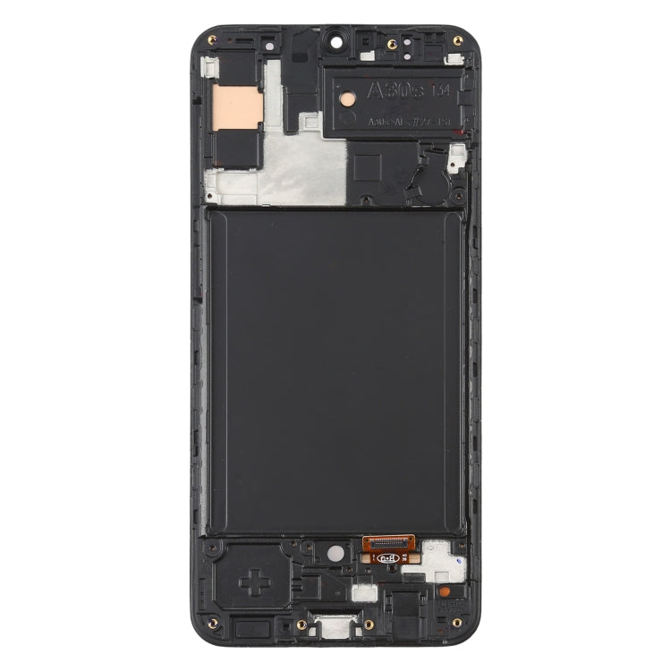 OLED Material LCD Screen and Digitizer Full Assembly with Frame for Samsung Galaxy A30S SM-A307, For Samsung Galaxy A30S (6.36 inch OLED)