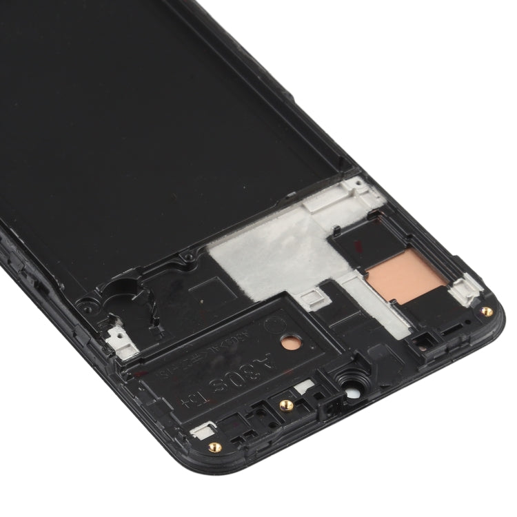 OLED Material LCD Screen and Digitizer Full Assembly with Frame for Samsung Galaxy A30S SM-A307, For Samsung Galaxy A30S (6.36 inch OLED)