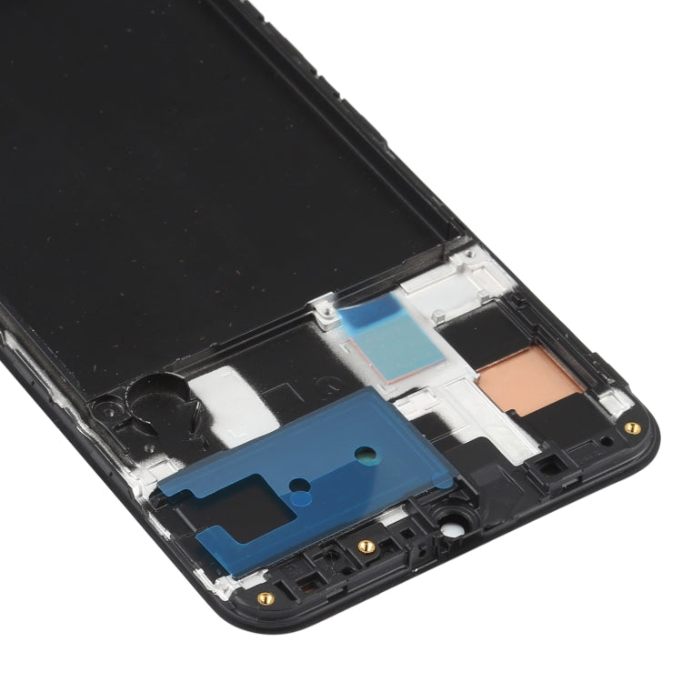 Schermo LCD in materiale OLED e digitalizzatore assemblaggio completo con cornice per Samsung Galaxy A50 SM-A505, For Samsung Galaxy A50 (6.36 inch OLED)