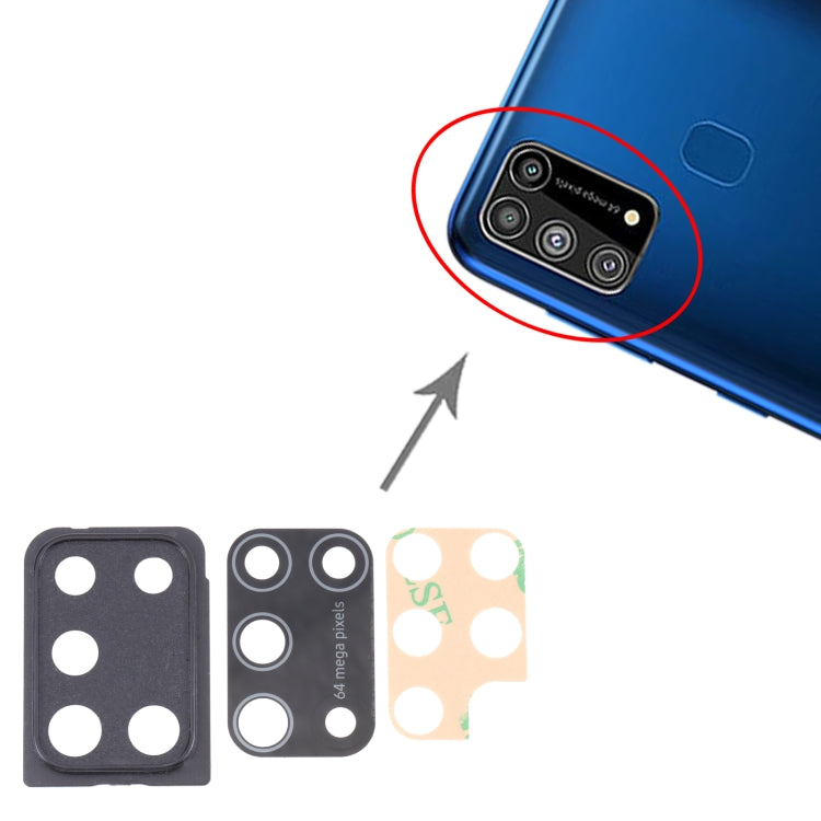 Copriobiettivo per fotocamera da 10 pezzi per Samsung Galaxy M31 / Galaxy M31 Prime SM-M315, For Samsung Galaxy M31