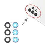 Per Samsung Galaxy A52 5G SM-A526 Obiettivo fotocamera posteriore da 10 pezzi, For Samsung Galaxy A52 5G