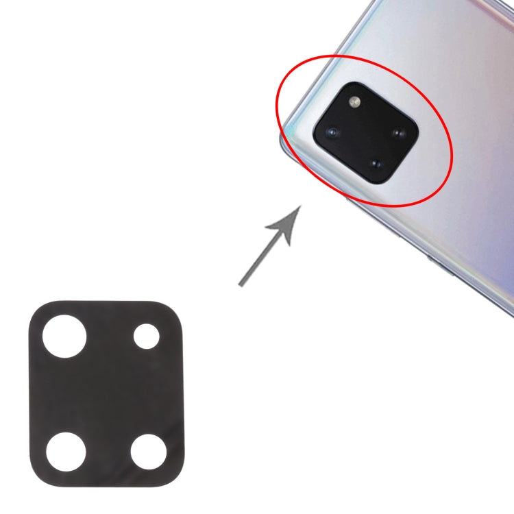 For Samsung Galaxy Note10 Lite SM-N770 10pcs Rear Camera Lens, For Samsung Galaxy Note10 Lite