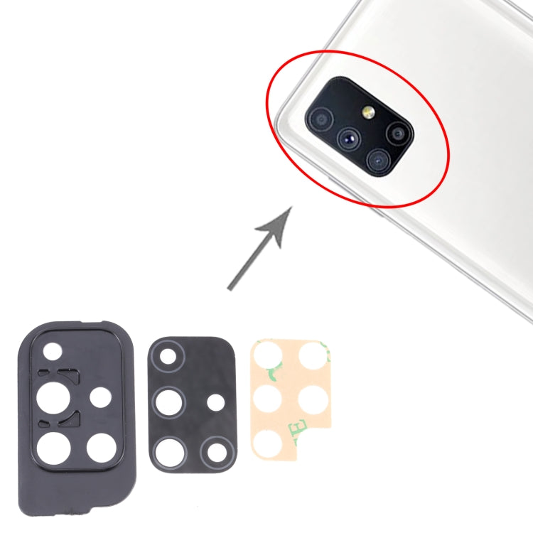 For Samsung Galaxy M51 SM-M515 10pcs Camera Lens Cover, For Samsung Galaxy M51