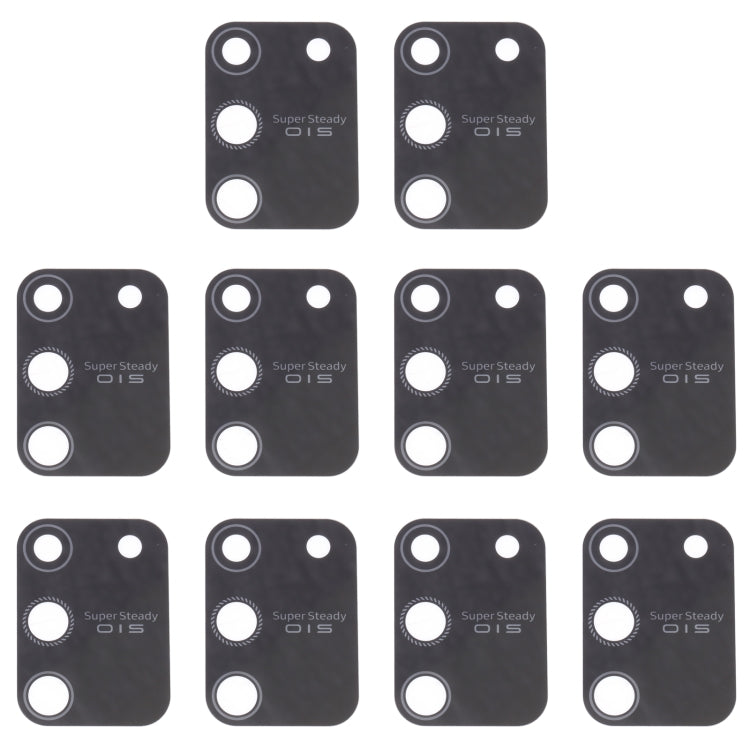 For Samsung Galaxy S10 Lite SM-G770 10pcs Rear Camera Lens, For Samsung Galaxy S10 Lite