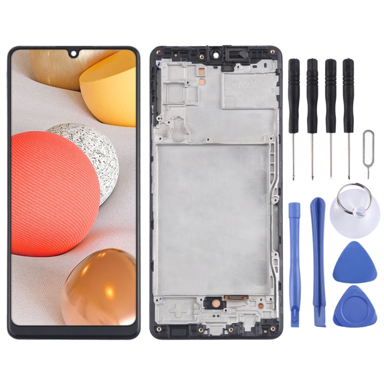 Schermo LCD in materiale TFT e digitalizzatore assemblaggio completo con cornice per Samsung Galaxy A42 5G SM-A426, non supporta l'identificazione delle impronte digitali, For Samsung Galaxy A42 5G (TFT)