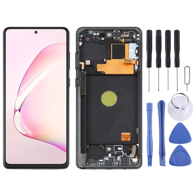 Original Super AMOLED LCD Screen and Digitizer Full Assembly with Frame for Samsung Galaxy Note10 Lite, For Samsung Galaxy Note10 Lite(Original)