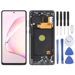 Schermo LCD originale in materiale Super AMOLED e digitalizzatore assemblaggio completo con cornice per Samsung Galaxy Note10 Lite, For Samsung Galaxy Note10 Lite(Original)