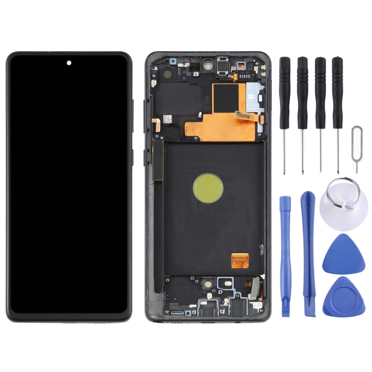 Original Super AMOLED LCD Screen and Digitizer Full Assembly with Frame for Samsung Galaxy Note10 Lite, For Samsung Galaxy Note10 Lite(Original)