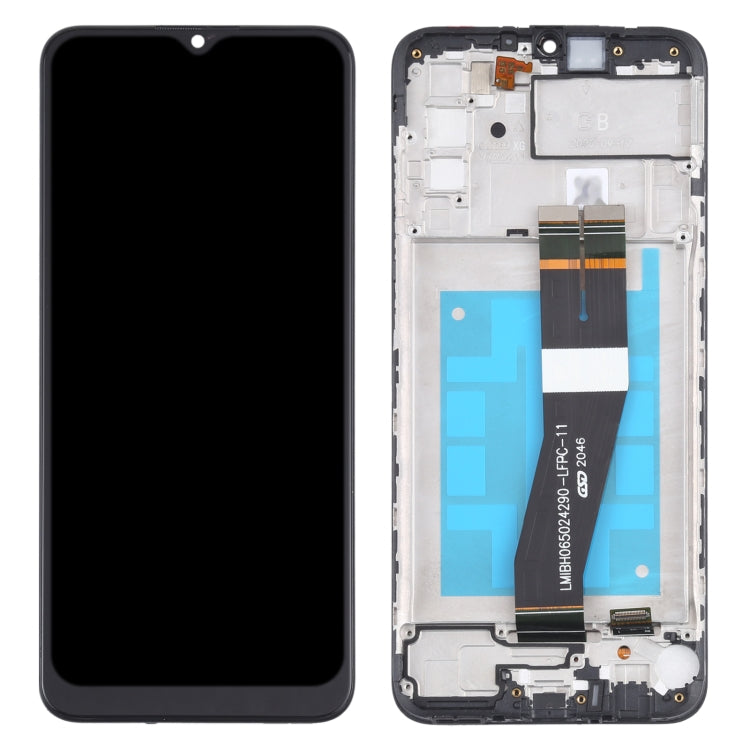 Schermo LCD originale e digitalizzatore assemblaggio completo con cornice per Samsung Galaxy A02s SM-A025F (versione GB), For Samsung Galaxy A02s (GB Version)