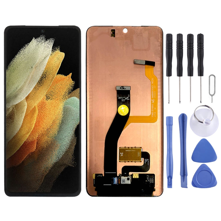 LCD Screen and Digitizer Full Assembly for Samsung Galaxy S21 Ultra SM-G988 (5G Version), For Samsung S21 Ultra (5G)