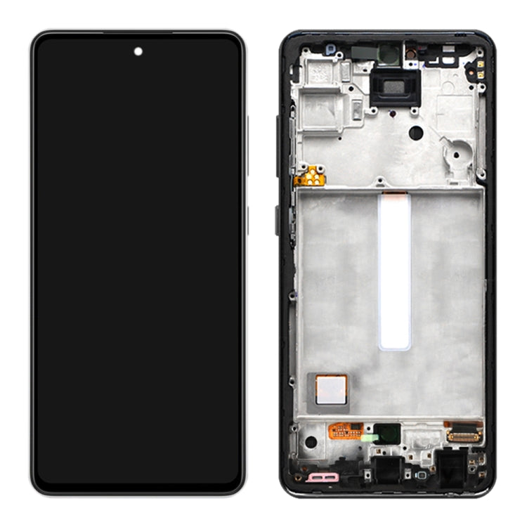 Original LCD Screen and Digitizer Full Assembly with Frame for Samsung Galaxy A52 SM-A526 (5G Version), For Samsung Galaxy A52 (5G)