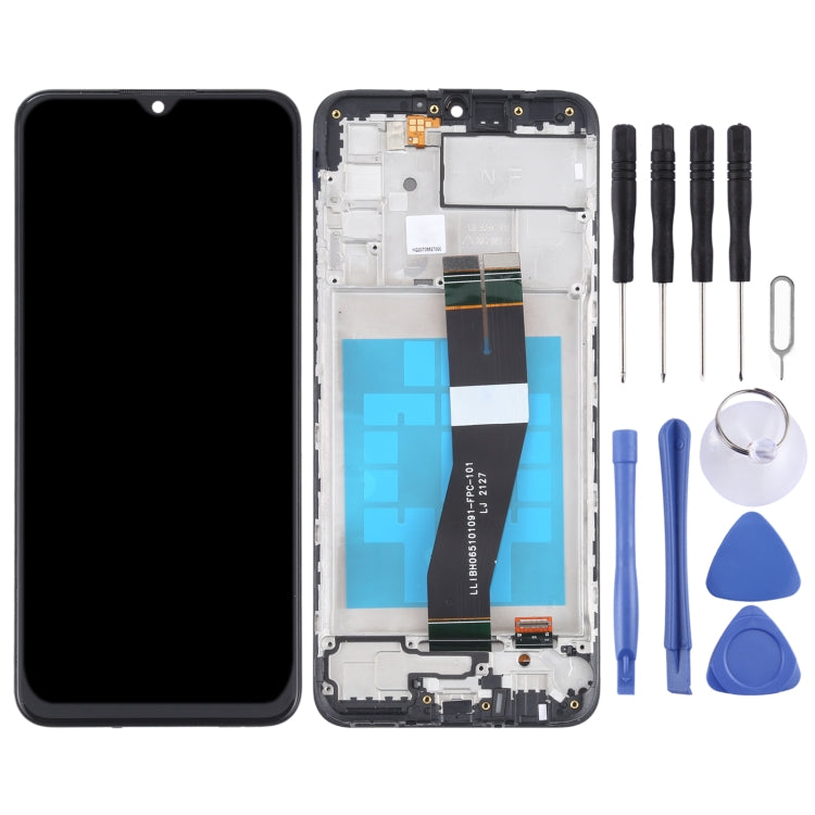 Schermo LCD e digitalizzatore assemblaggio completo con cornice per Samsung Galaxy M02s (versione NF), For Samsung Galaxy M02s (NF)